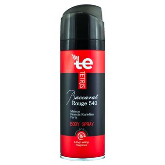 اسپری بدن زنانه تتریس مدل باکارات رژ  حجم 200 میلی لیتر