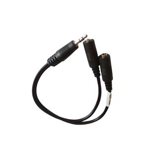 کابل تبدیل 1 به 2 جک 3.5 میلی متری مدل fa8341 طول 0.30 متر