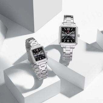 ست ساعت مچی عقربه ای زنانه و مردانه نیوی فورس مدل NF9252SBS