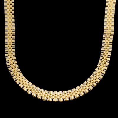 گردنبند طلا 18 عیار زنانه طلای مستجابی کد 453