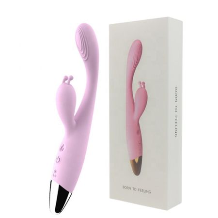 ماساژور ویبراتور bad bunny شاخک دار با تحریک مستقیم نقطه G