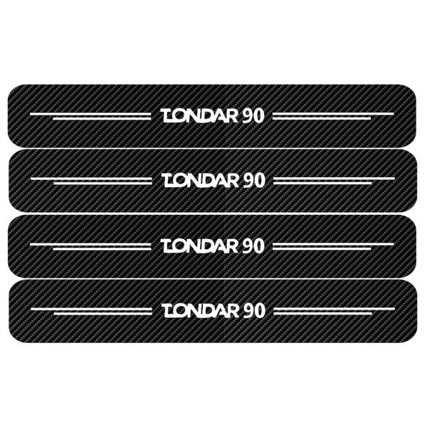برچسب بدنه خودرو مهدیار طرح پارکابی کربن کد SP174 مناسب برای تندر90 بسته 4 عددی*566