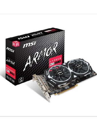 کارت  گرافیک استوک ام اس آی MSI Radeon RX 580 OC ARMOR 8G