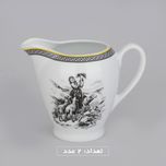 سرویس چینی 102 پارچه غذا خوری چینی زرین ایران سری ایتالیا اف مدل ویلیج درجه یک