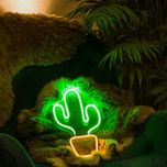 چراغ نئونی دیواری طرح کاکتوس*585