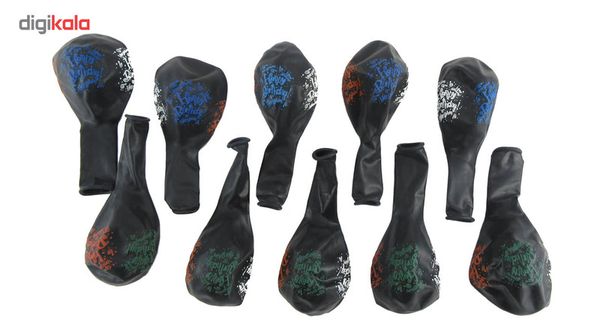 پک بادکنک کوه شاپ مدل تولد بسته 10 عددی