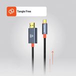 کابل تبدیل HDMI به USB-C پرودو مدل Woven Braided طول 2 متر