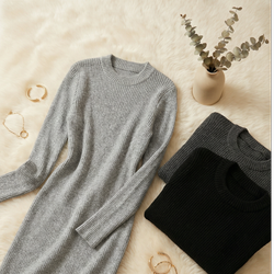 بافت زیر مانتویی یقه گرد