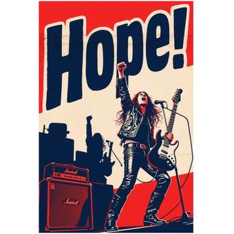 برچسب DTF یا استیکر حرارتی لباس مدل Hope