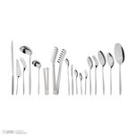 سرویس قاشق و چنگال 137 پارچه ام جی اس مدل DF044