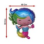 بادکنک فویلی لاکی بالونز مدل پری دریایی