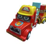 ماشین بازی مدل تریلی مک کویین بشکه بر