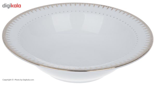 سرویس غذا خوری 102 پارچه چینی زرین ایران سری ایتالیا اف مدل Sepidar درجه عالی