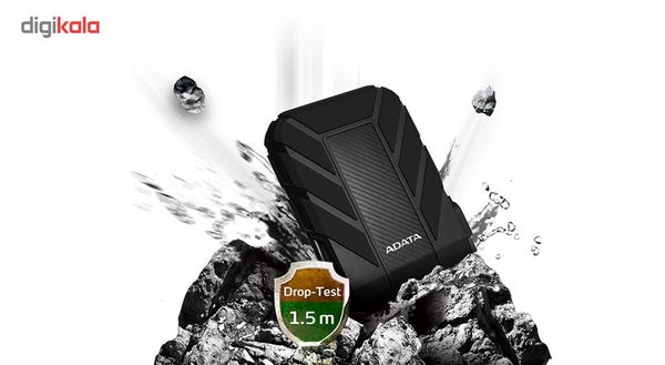 هارد اکسترنال ای دیتا مدل HD710 Pro ظرفیت دو ترابایت دارای رابط USB Type-A 3.0