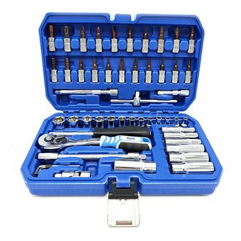 آچار بکس جغجغه ای باس مدل BOSS-53PCS مجموعه 53 عددی