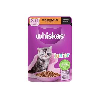 پوچ گربه ویسکاس مدل میکس طیور وزن 85 گرم