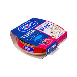 کنسرو ماهی تون و لوبیا در روغن تاپسی - 210 گرم