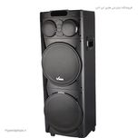 اسپیکر چمدانی بلوتوثی رم و فلش‌خور ANMAX MAX-1045 + میکروفون و ریموت کنترل