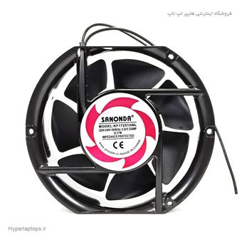 فن خنک کننده 15 در 17 سانت با قطر 5 سانتی متری 220 ولت 0.23amp  برند سانوندا SANONDA بلبرینگی