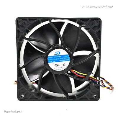 جت فن خنک کننده 12 در 12 سانتی متر با قطر 4 سانت 2.7 آمپر برند Sj AXIAL FAN SG121238BS