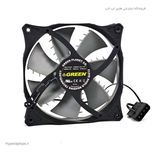 فن خنک‌ سازی کیس 12 در 12 سانتی متری گیمینگ برند گرین بدون نورپردازی Green Brand 12x12 Cm Gaming Case Cooling Fan
