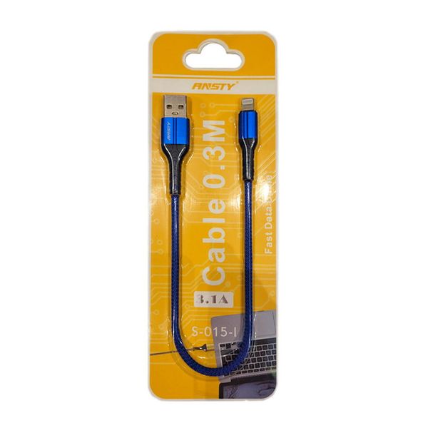 کابل تبدیل USB به لایتنینگ انستی مدل S-015-i طول 0.23 متر
