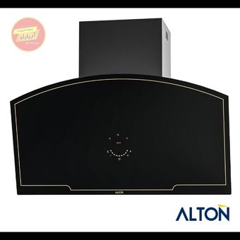 هود مورب شیشه مشکی طرح کلاسیک لمسی 90 سانت مدل H317B آلتون ALTON