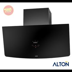 هود مورب شیشه مشکی لمسی کم‌صدا موتور توربو 90 سانت مدل H319B آلتون ALTON