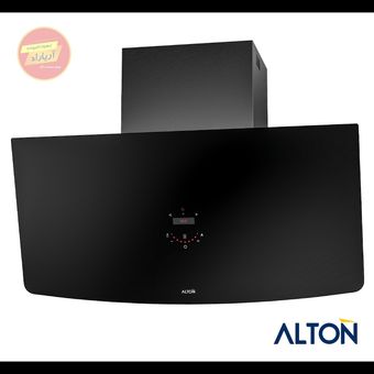 هود مورب شیشه مشکی لمسی کمصدا موتور توربو 90 سانت مدل H319B آلتون ALTON