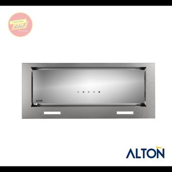 هود مخفی لمسی توربو سفید فریم استیل استیل 80 سانت مدل H605S آلتون ALTON