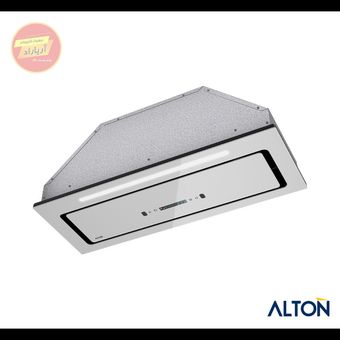 هود مخفی لمسی توربو شیشه سفید 80 سانت مدل H810W آلتون ALTON