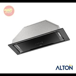 هود مخفی لمسی توربو شیشه مشکی 90 سانت مدل H900B آلتون ALTON