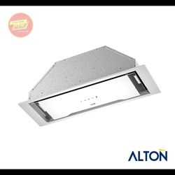 هود مخفی لمسی توربو شیشه سفید 90 سانت مدل H900W آلتون ALTON