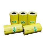 لیبل حرارتی زرد پایتخت رول مدل LA3Y بسته 5 عددی