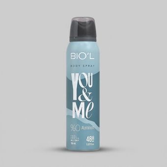 اسپری بدن مردانه بیول مدل YOU & ME (اونتوس)