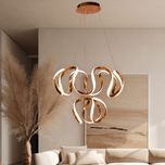 لوستر مدل لاله 2 طبقه