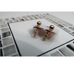 گوشواره زنانه ژوپینگ مدل کروی توپی کد G 492