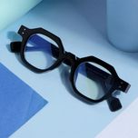 فریم عینک طبی ویفرر مدل SZ2002 Obsidian مناسب برای صورت گرد و بیضی 