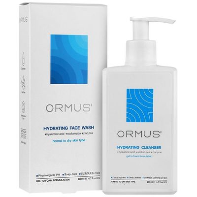 شوینده آبرسان صورت اورموس مناسب پوست های نرمال تا خشک حجم 200 میلی لیتر