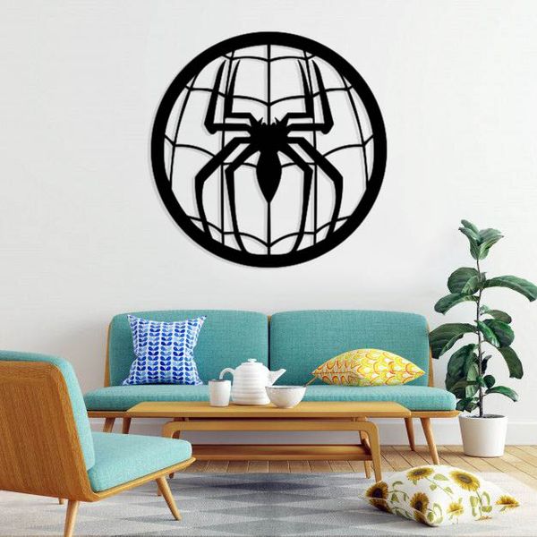 استیکر دیواری طرح spiderman کد 06