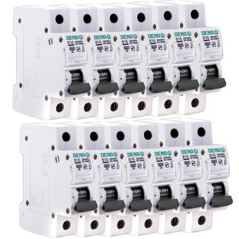 فیوز مینیاتوری تک فاز 16 آمپر دنا الکتریک ایرانیان مدل B16-6KA-12Pcs بسته 12عددی