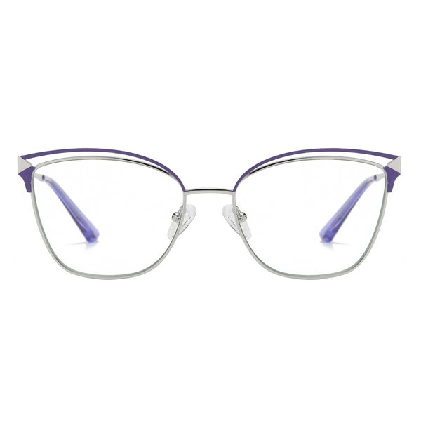 فریم عینک طبی گربه ای مدل JS8626C260-P81 مناسب برای صورت گرد و بیضی