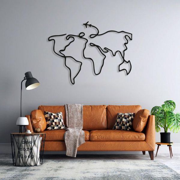 استیکر ماهوت طرح نقشه جهان