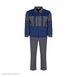 لباس کار طوسی آبی