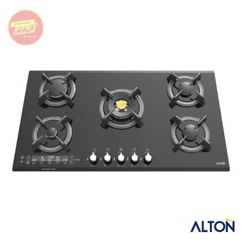 اجاق گاز توکار شیشه‌ای سفید 5 شعله ایتالیایی IG-531DN آلتون ALTON