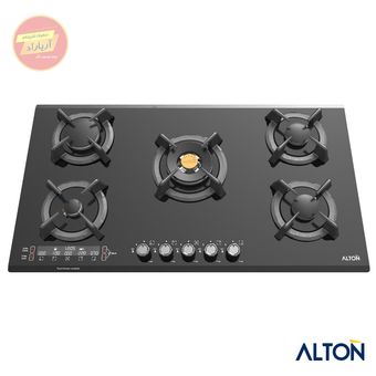 اجاق گاز توکار شیشه‌ای مشکی 5 شعله ایتالیایی IG-534DB آلتون ALTON