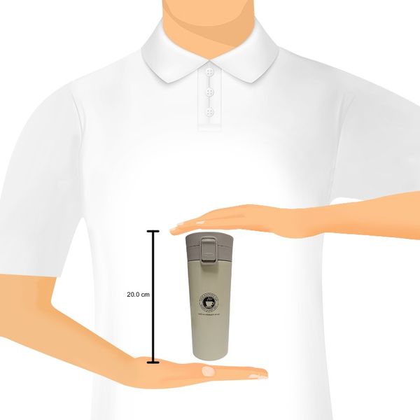 ماگ سفری طرح Coffee Cup مدل TM-CCP-500 ظرفیت 0.5 لیتر