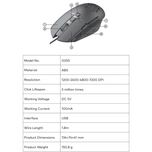 ماوس گیمینگ گرین مدل G250 با سیم
