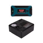 جامپ استارتر و پمپ باد خودرو و پاوربانک و چراغ LED باس مدل  چهارکاره کد BS-JS9601 ظرفیت 6000 آمپر