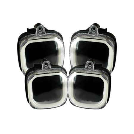 چراغ راهنما موتور سیکلت مدل نئونی فانتزی W4 مجموعه 4 عددی